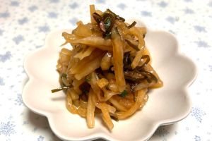 大根の梅しそ昆布和え