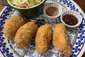 トマトの豚肉巻きフライ