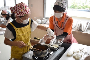 五平餅教室開催　伝統料理伝える