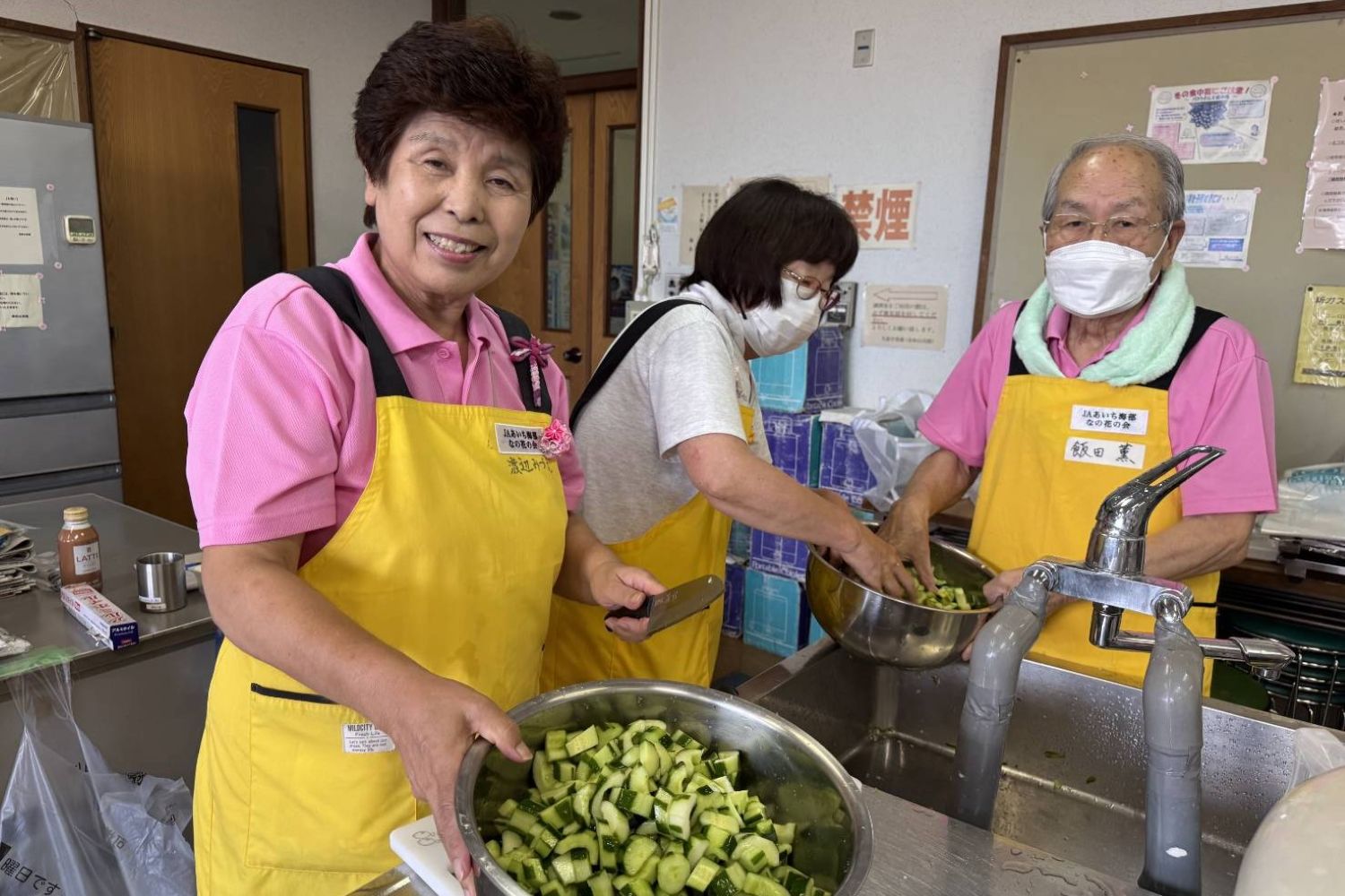 あま市の青少年とキャンプ活動　なの花の会が料理でイベントを支援